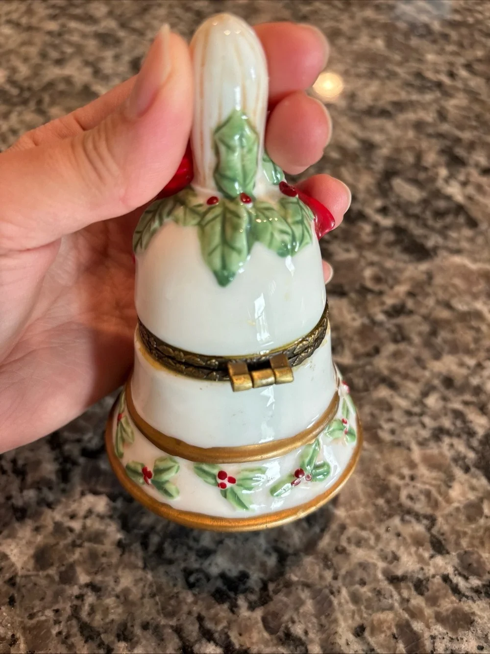 My Hinged Box Collection by HERCO Vintage Christmas Bell